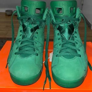 FINAL OFFER Air Jordan 6 Retro Green Suede Gatorade